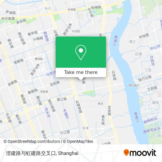 澄建路与虹建路交叉口 map