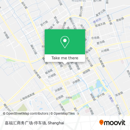 嘉福汇商务广场-停车场 map