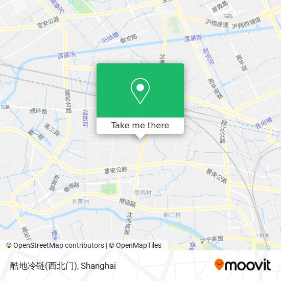 酷地冷链(西北门) map