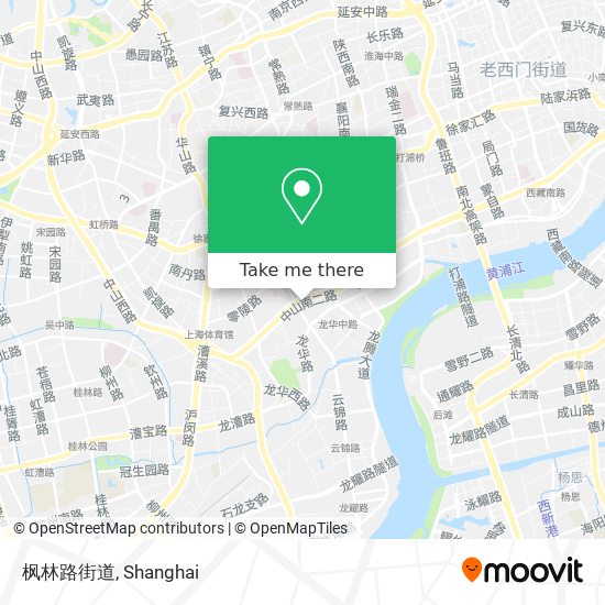 枫林路街道 map