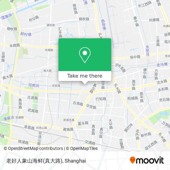 老好人象山海鲜(真大路) map