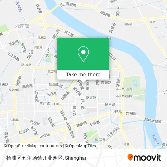 杨浦区五角场镇开业园区 map