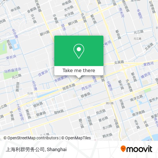上海利群劳务公司 map