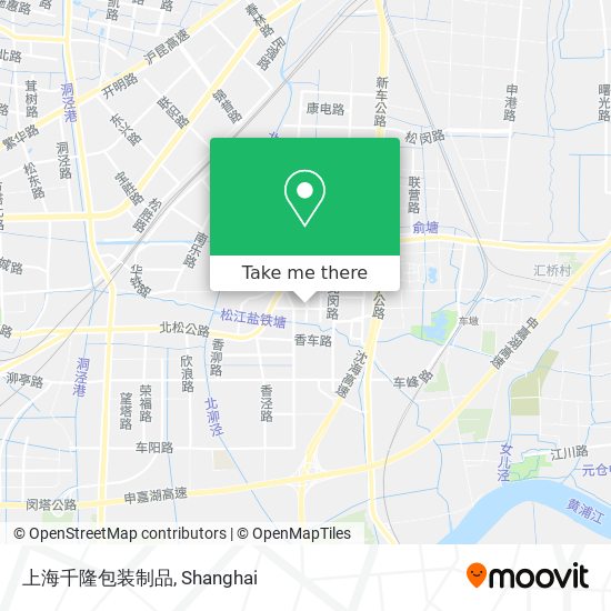 上海千隆包装制品 map