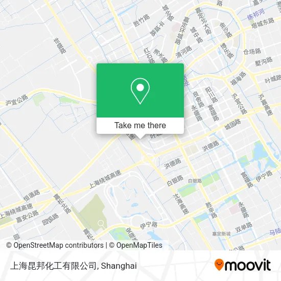 上海昆邦化工有限公司 map