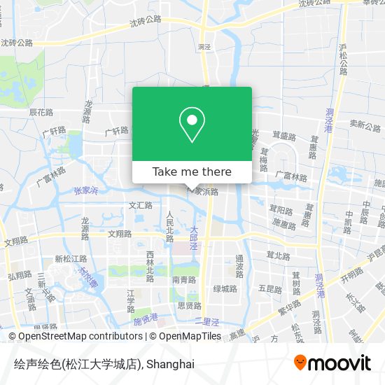 绘声绘色(松江大学城店) map