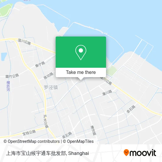 上海市宝山候宇通车批发部 map