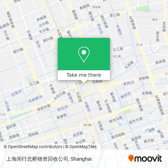 上海闵行北桥物资回收公司 map