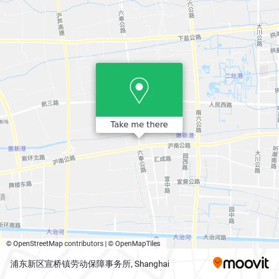 浦东新区宣桥镇劳动保障事务所 map