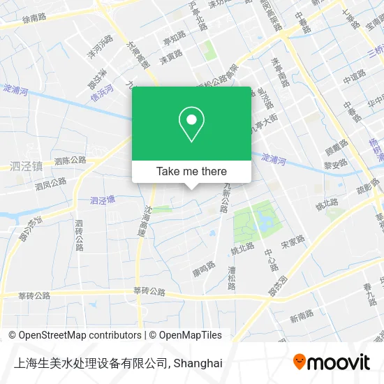 上海生美水处理设备有限公司 map