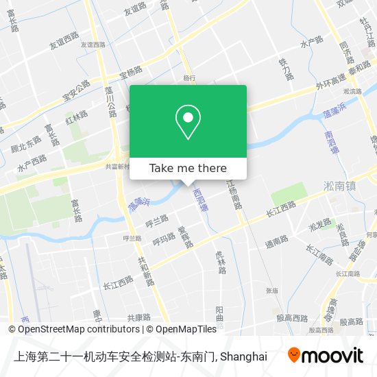 上海第二十一机动车安全检测站-东南门 map