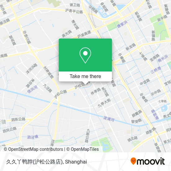 久久丫鸭脖(沪松公路店) map