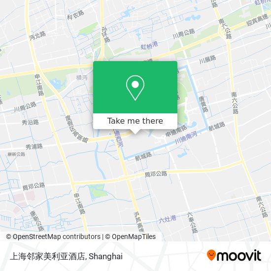上海邻家美利亚酒店 map