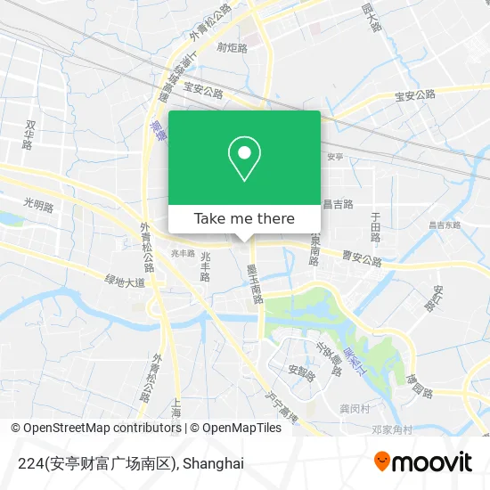 224(安亭财富广场南区) map