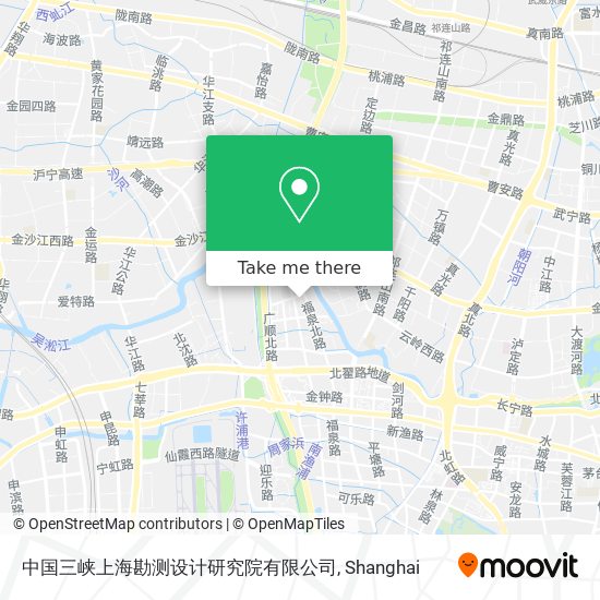 中国三峡上海勘测设计研究院有限公司 map