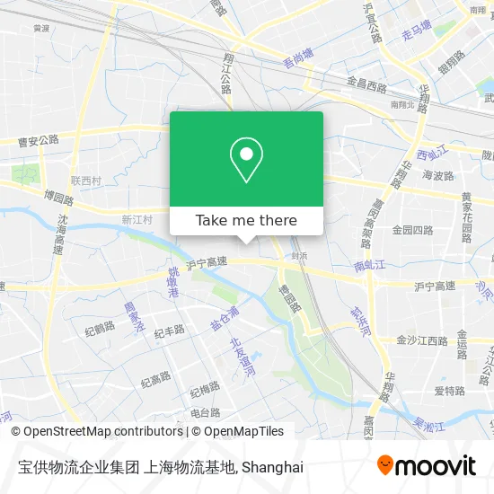 宝供物流企业集团  上海物流基地 map
