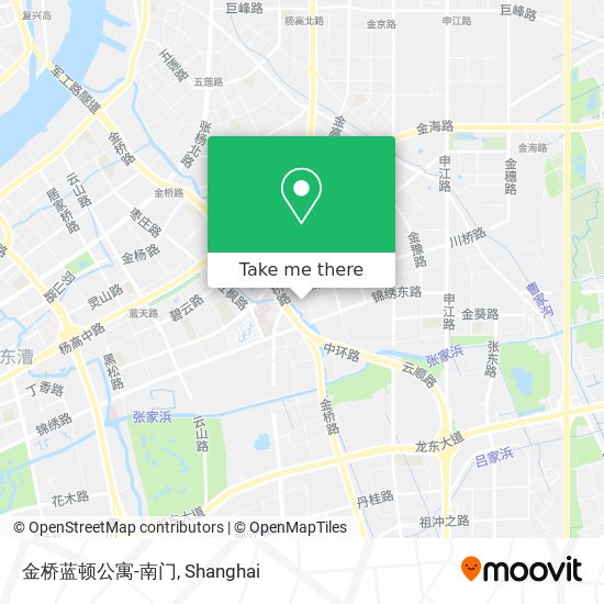 金桥蓝顿公寓-南门 map