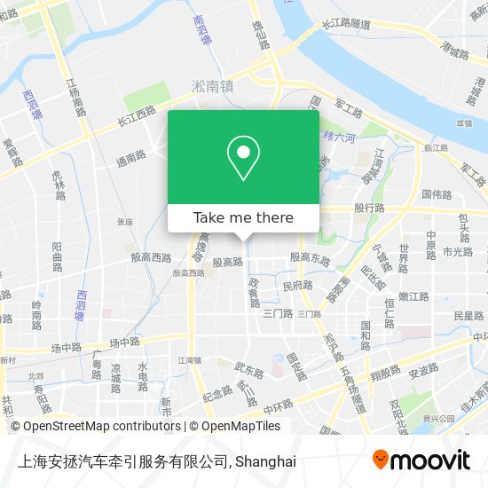 上海安拯汽车牵引服务有限公司 map