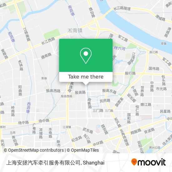 上海安拯汽车牵引服务有限公司 map