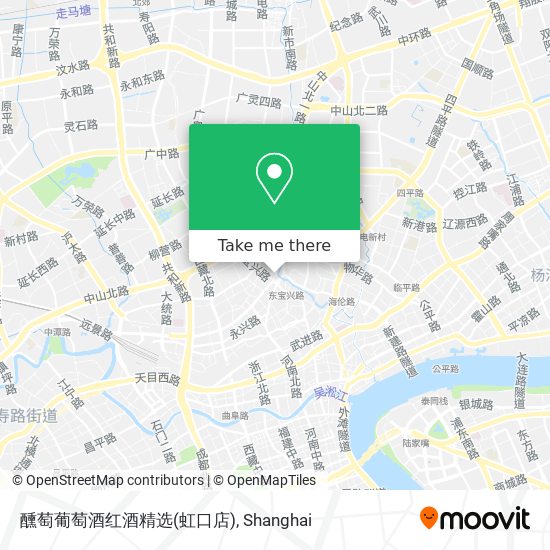 醺萄葡萄酒红酒精选(虹口店) map