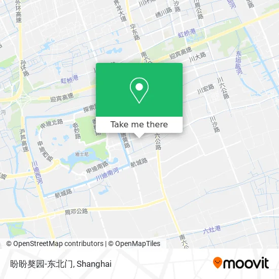 盼盼獒园-东北门 map