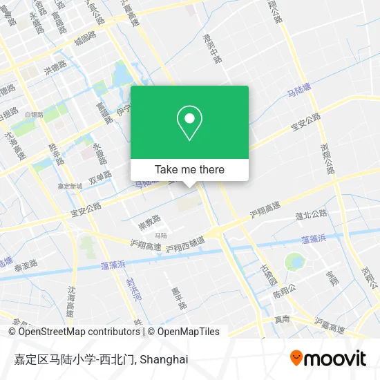 嘉定区马陆小学-西北门 map