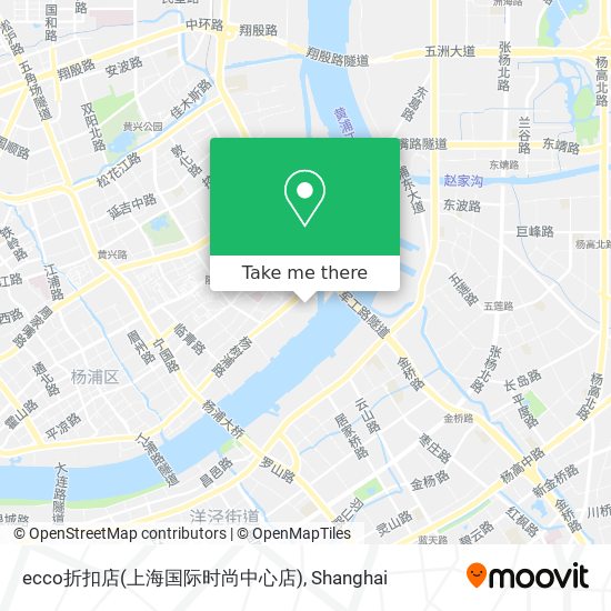 ecco折扣店(上海国际时尚中心店) map