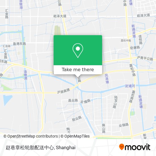 赵巷章松轮胎配送中心 map