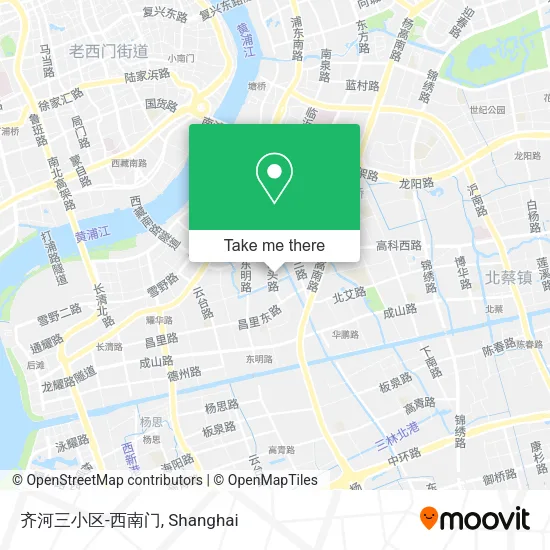 齐河三小区-西南门 map