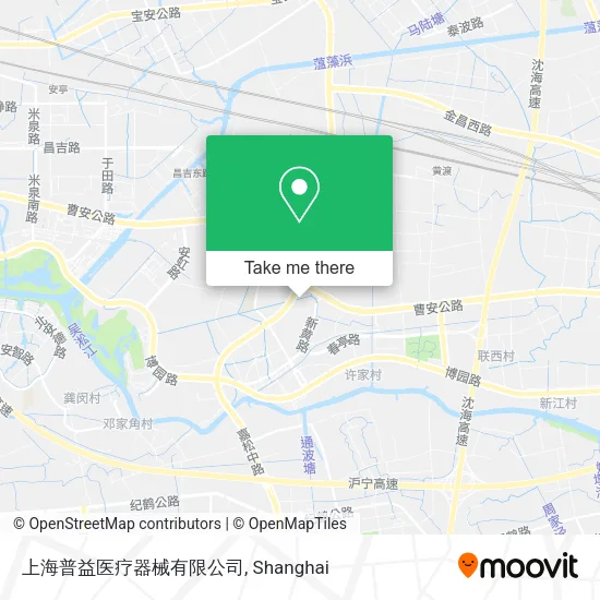 上海普益医疗器械有限公司 map
