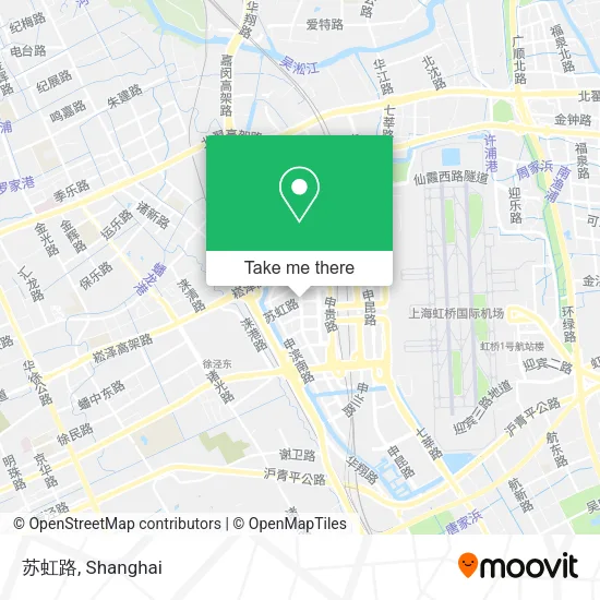 苏虹路 map