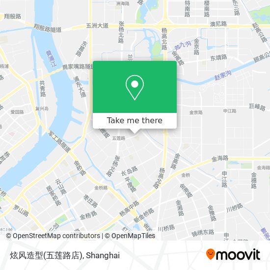 炫风造型(五莲路店) map