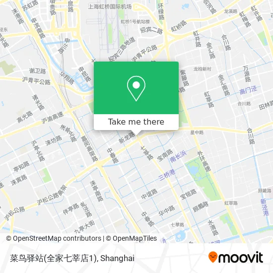菜鸟驿站(全家七莘店1) map