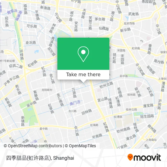 四季甜品(虹许路店) map