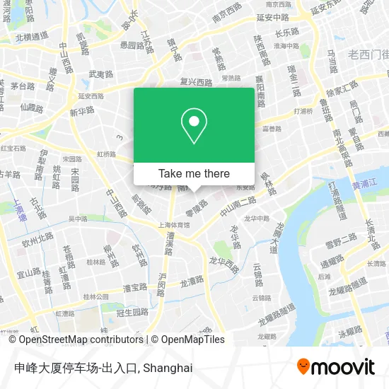 申峰大厦停车场-出入口 map