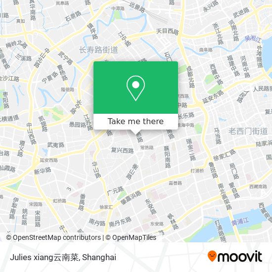 Julies xiang云南菜 map