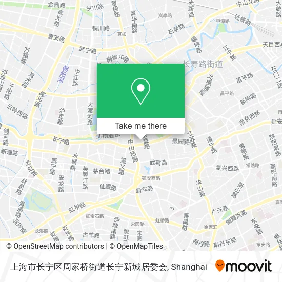 上海市长宁区周家桥街道长宁新城居委会 map