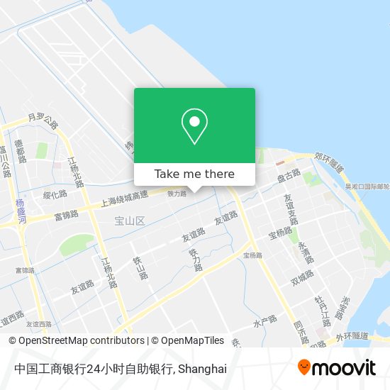 中国工商银行24小时自助银行 map