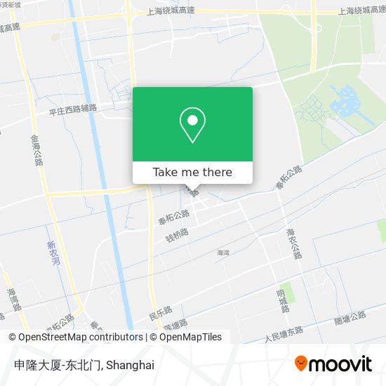 申隆大厦-东北门 map