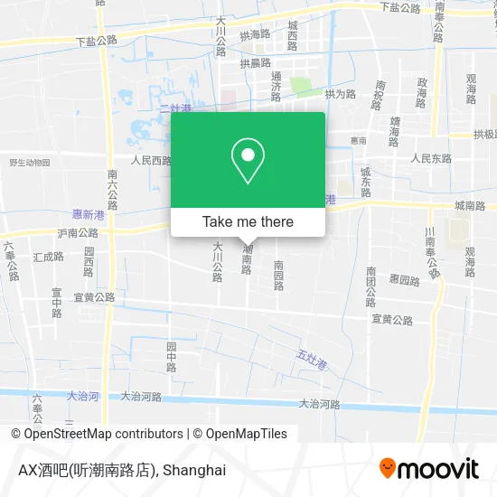 AX酒吧(听潮南路店) map