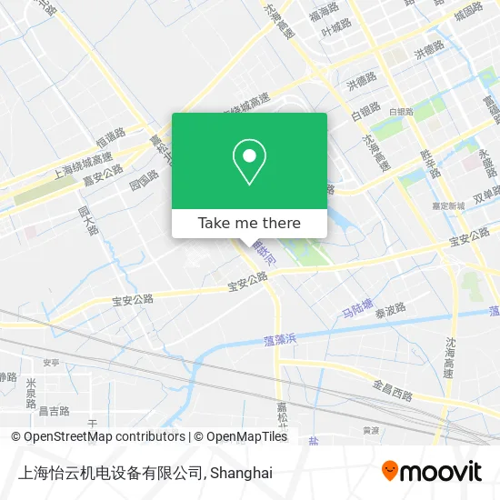 上海怡云机电设备有限公司 map