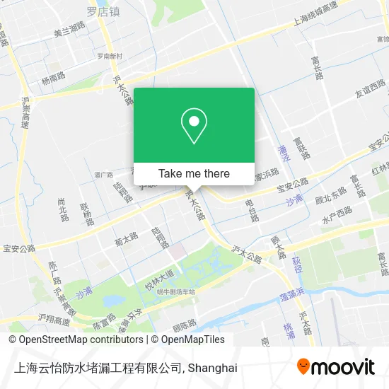 上海云怡防水堵漏工程有限公司 map