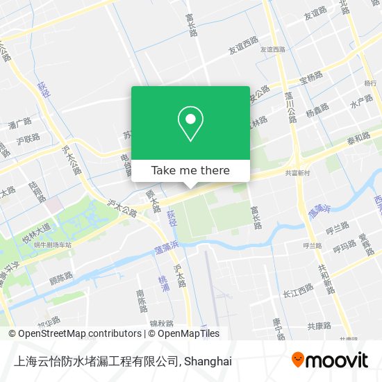 上海云怡防水堵漏工程有限公司 map