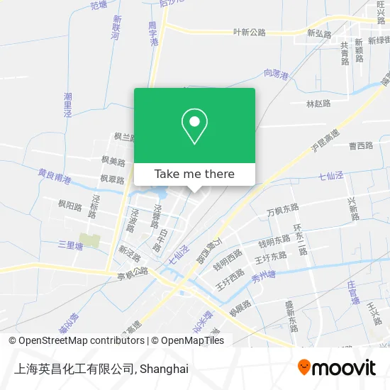 上海英昌化工有限公司 map