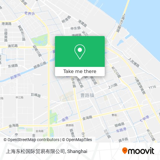 上海东松国际贸易有限公司 map