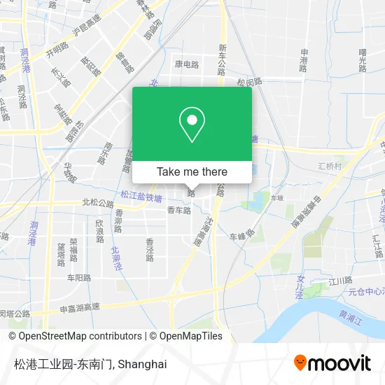 松港工业园-东南门 map