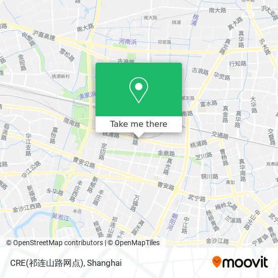 CRE(祁连山路网点) map