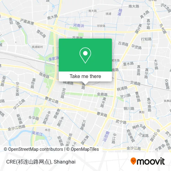 CRE(祁连山路网点) map