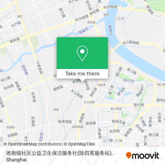 淞南镇社区公益卫生保洁服务社(除四害服务站) map