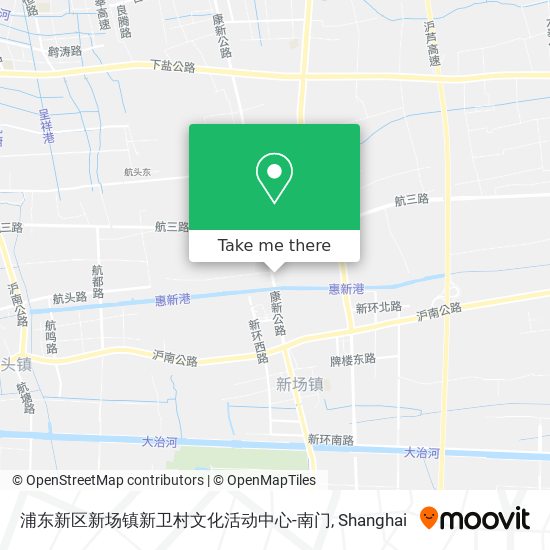 浦东新区新场镇新卫村文化活动中心-南门 map
